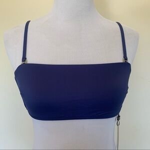 Vitamin A bandeau bikini top.